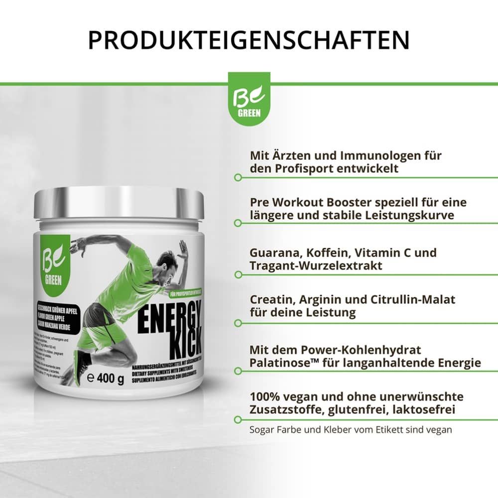 BeGreen Energy Kick - Workout Booster