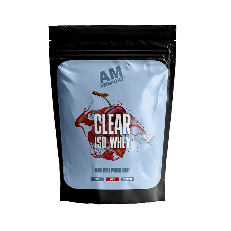 AMSPORT® Clear Iso Whey 900g Zip Bag